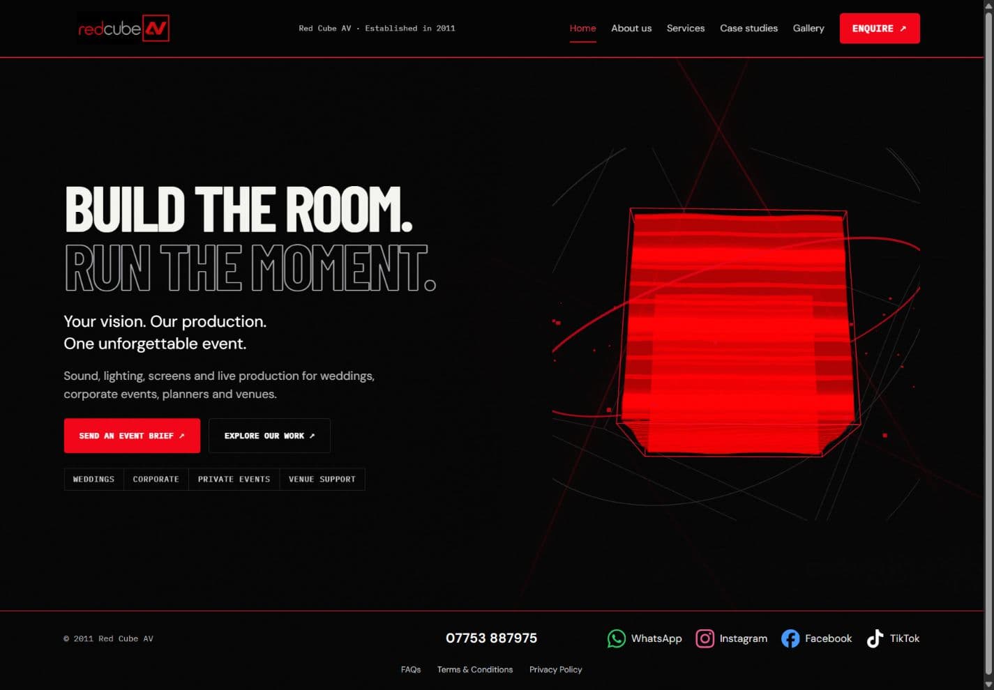 Red Cube AV — case study